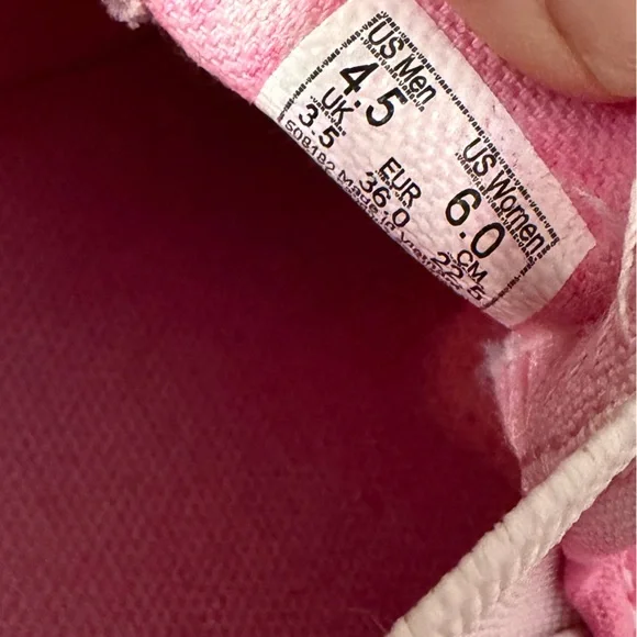 Vans Size 6 Classic Slip-On Pink Yellow Ombré - Picture 7 of 10